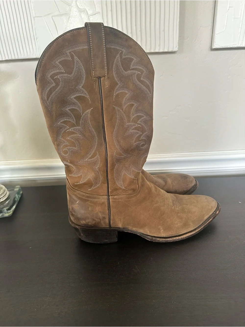 Cody James Tan Leather Western Cowboy Boot